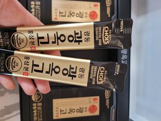 [광동제약] 광동 광옥고 홍삼 본 30포+쇼핑백 증정 — 5점을 준 리뷰어가 2021년 12월 올린 사용 사진