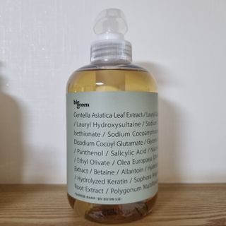 빅그린 안티 헤어로스 탈모 시카 바이옴 샴푸 500ml (중건성두피용) — 5점을 준 리뷰어가 2022년 7월 올린 사용 사진
