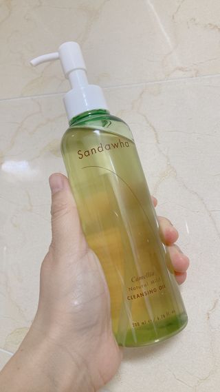 스킨큐어 산다화 순한 클렌징 동백 오일 200ml — 5점을 준 리뷰어가 2023년 5월 올린 사용 사진