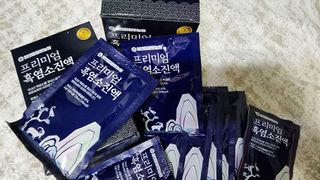참앤들황토농원 국내산 흑염소를 정성스럽게 담은, 프리미엄 흑염소 진액 70ml x 30포 1박스 — 5점을 준 리뷰어가 2023년 1월 올린 사용 사진