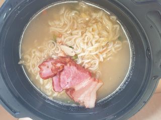 [풀무원] 자연은맛있다 정면, 백면, 홍면  세트 — 5점을 준 리뷰어가 2021년 4월 올린 사용 사진