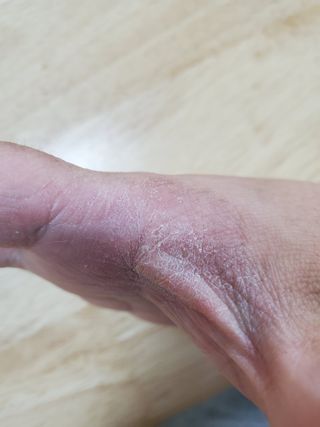 [후르디아] 끈적임 없는 착한성분 비건  핸드크림 3종 — 5점을 준 리뷰어가 2021년 1월 올린 사용 사진
