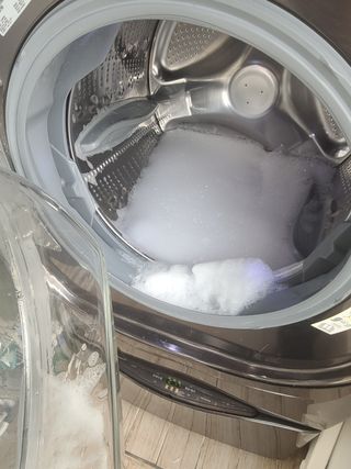 라라앤모어 유아 액체세제+세탁기클리너 — 5점을 준 리뷰어가 2022년 3월 올린 사용 사진