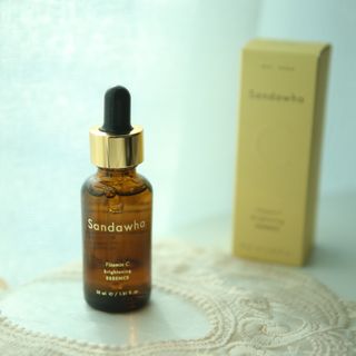 스킨큐어 산다화 비타민c 화이트닝 에센스 30ml — 5점을 준 리뷰어가 2022년 2월 올린 사용 사진