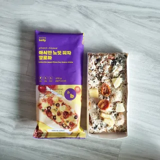 브라잇벨리 비건피자 [노밋피자알로하 & 노밋피자포테이토] 2가지맛 — 5점을 준 리뷰어가 2022년 7월 올린 사용 사진