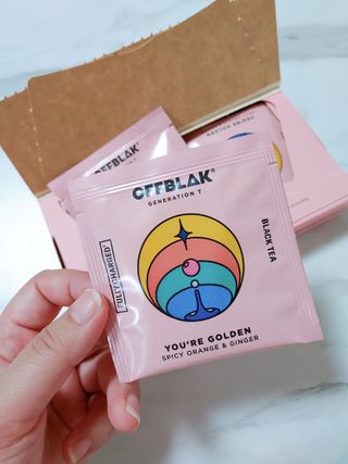 [오프블랙] 아침을 상큼하게 시작하는 에너지티! 유아골든 블렌딩홍차 12T — 5점을 준 리뷰어가 2021년 11월 올린 사용 사진