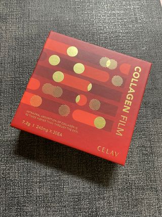 프리마인 귀족의 콜라겐, 92배 흡수율. 럭셔리 프리미엄 셀라브 콜라겐필름 30매 — 4.5점을 준 리뷰어가 2021년 10월 올린 사용 사진