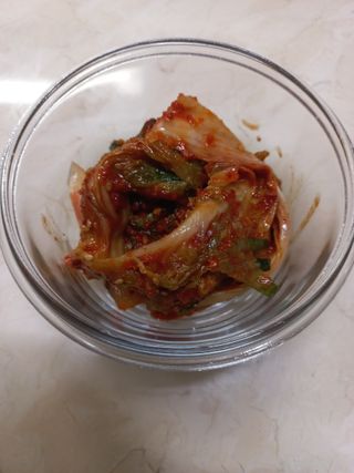 셰프애찬 알배기 겉절이 김치 1kg — 5점을 준 리뷰어가 2022년 9월 올린 사용 사진