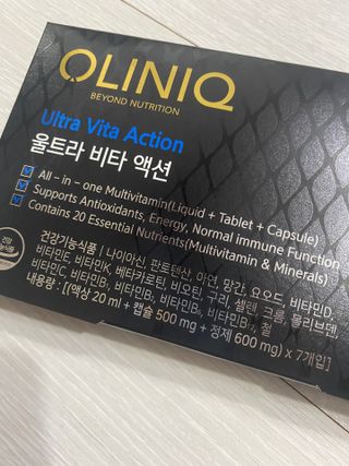 올리닉 울트라비타액션 — 4.5점을 준 리뷰어가 2021년 12월 올린 사용 사진