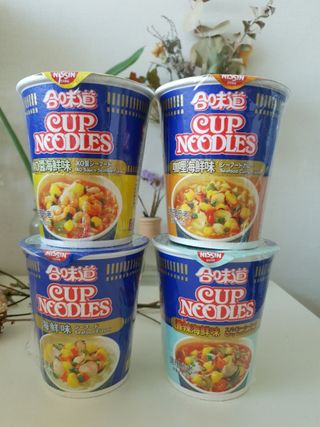 NISSIN 닛신 컵누들  4종 - 씨푸드오리지날, 씨푸드 스파이시, 씨푸드 커리, 씨푸드 XO소스 — 5점을 준 리뷰어가 2022년 5월 올린 사용 사진