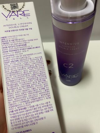 바르셀 주름개선 리프팅 영양크림 인텐시브 리포좀 더블크림-C2 50ml — 5점을 준 리뷰어가 2021년 11월 올린 사용 사진