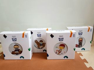 [블루 본 아이노우] 유아용 컬러마스크 40 PCS SET 2중 택 1 — 5점을 준 리뷰어가 2021년 4월 올린 사용 사진