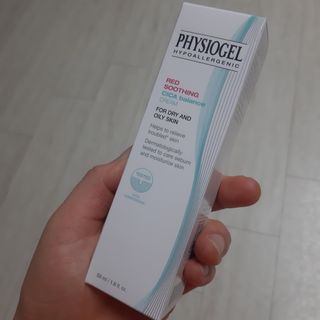 피지오겔 레드수딩 시카밸런스 크림 50ml — 5점을 준 리뷰어가 2022년 4월 올린 사용 사진