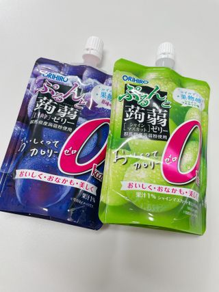 ORIHIRO 오리히로 곤약젤리 제로칼로리 130g 4종 4팩(맛별로 1팩씩) — 4.5점을 준 리뷰어가 2023년 1월 올린 사용 사진
