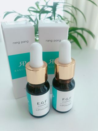 랑팡 EGF+FGF 10ppm 리포좀 앰플 원액 10ml — 5점을 준 리뷰어가 2021년 9월 올린 사용 사진