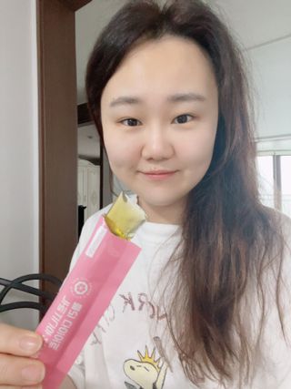 주식회사 얼굴반쪽 [얼굴반쪽 가르시니아 2,800mg] x 14포 1주 젤리 다이어트 보조제 체지방감소 — 5점을 준 리뷰어가 2021년 12월 올린 사용 사진