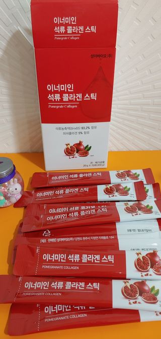 이너미인 석류 콜라겐 스틱 — 4.5점을 준 리뷰어가 2021년 1월 올린 사용 사진