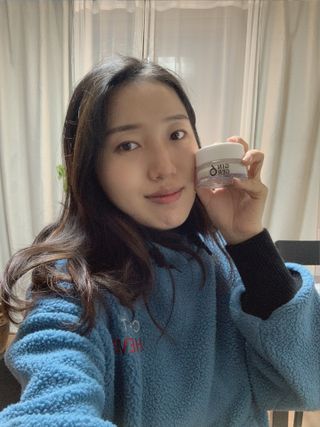 GINGER6 에너자이징 펩티 크림 — 4.5점을 준 리뷰어가 2021년 11월 올린 사용 사진