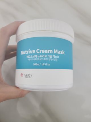 약손명가코스메틱 에오스보떼 뉴트리브 크림 마스크 솔트 500ml — 5점을 준 리뷰어가 2022년 2월 올린 사용 사진