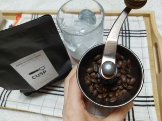커스프 블렌드 당일 로스팅 커피원두 홀빈 드립커피 분쇄 200g — 4점을 준 리뷰어가 2022년 8월 올린 사용 사진