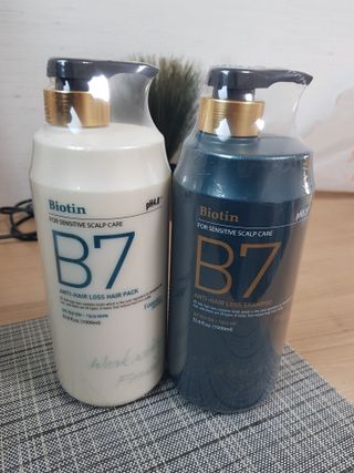 [포레스트스토리] B7 안티 헤어로스 샴푸1,000ml + 헤어팩 1,000ml — 5점을 준 리뷰어가 2021년 4월 올린 사용 사진