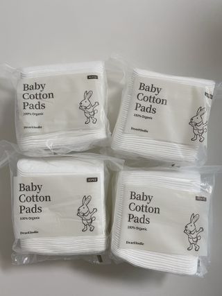 디어엘로디 프리미엄 유기농 베이비 솜티슈 40매 3 + 1 PACK — 5점을 준 리뷰어가 2021년 3월 올린 사용 사진