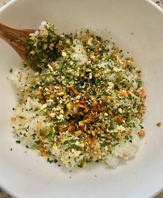 해풀잎 누구나 김밥*1ea [(혼합야채 35g *1ea,  김밥김 (5g, 5ea),  양념간장 (6g, 5ea), 참기름(5g, 2ea)] — 4점을 준 리뷰어가 2022년 7월 올린 사용 사진