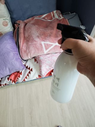 편백하라 피톤치드 편백수 탈취제 500ML — 4점을 준 리뷰어가 2022년 11월 올린 사용 사진