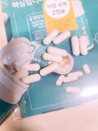 메디타민 인체유래 비피더스 포스트 프로바이오틱스 — 5점을 준 리뷰어가 2021년 3월 올린 사용 사진
