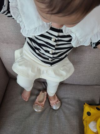 토박스코리아 베이비브레스 발레리나 — 5점을 준 리뷰어가 2021년 3월 올린 사용 사진
