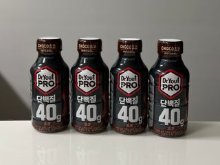 닥터유 프로 단백질 드링크 40g 초코 닥터유 프로 단백질드링크 40g 초코 — 4.5점을 준 리뷰어가 2024년 9월 올린 사용 사진