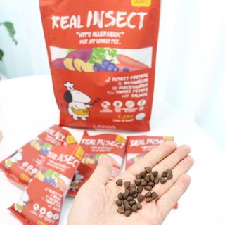 [푸디웜] 라포그  리얼인섹트 관절 저알러지 강아지 사료  1.2KG — 5점을 준 리뷰어가 2022년 8월 올린 사용 사진
