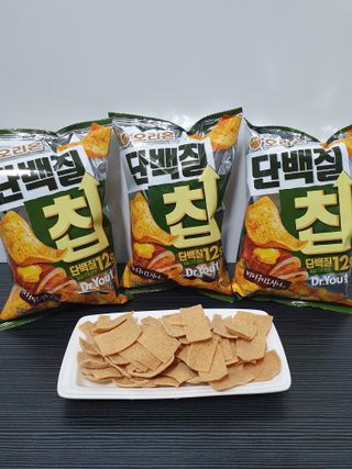 맛있게 채우는 단백질 12g, 닥터유 단백질칩 — 5점을 준 리뷰어가 2023년 12월 올린 사용 사진