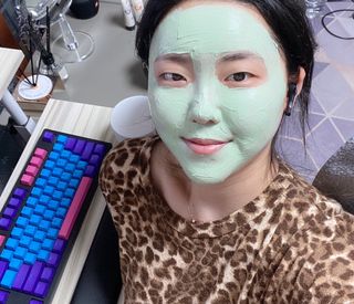 약손명가코스메틱 에오스보떼 뉴트리브 크림 마스크 3종 — 5점을 준 리뷰어가 2021년 11월 올린 사용 사진