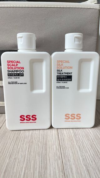 트리플에스 탈모 샴푸 275ml + 실크 트리트먼트 275ml — 5점을 준 리뷰어가 2021년 4월 올린 사용 사진