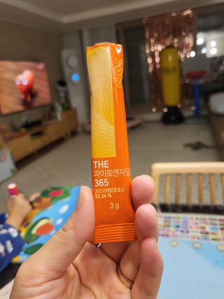 [닥터루템]맛있는 파인애플맛 과채효소 THE파이토엔자임365 1box (30포) — 4.5점을 준 리뷰어가 2022년 9월 올린 사용 사진