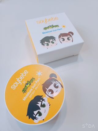 소이베베X신비아파트 모이스쳐 선팩트 SPF50+ PA+++ — 5점을 준 리뷰어가 2023년 4월 올린 사용 사진
