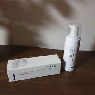[바이로담] 저자극 약산성버블 폼 폼클렌징 150ml — 5점을 준 리뷰어가 2021년 3월 올린 사용 사진