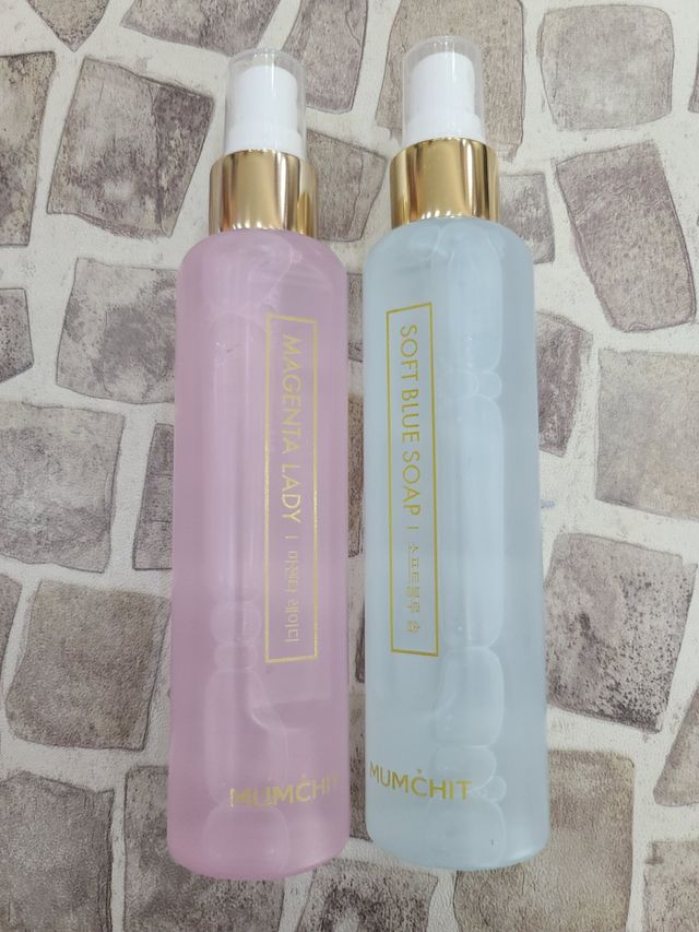 멈칫 X 최준 헤어 앤 바디미스트 소프트블루솝, 마젠타레이디 2종 리뷰 사진