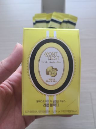 몽베스트 위드더 블랜딩 하우스 _레몬 블랙티 — 4점을 준 리뷰어가 2022년 12월 올린 사용 사진