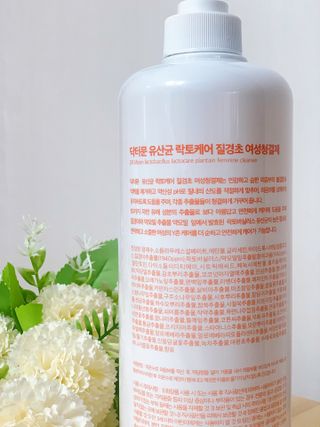 프리[닥터문] 유산균 락토케어 질경초 여성청결제 1000ml (젤타입) — 5점을 준 리뷰어가 2022년 6월 올린 사용 사진