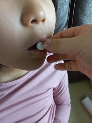 [Dr.PNT] 닥터피엔티 프로바이오틱스 칠드런스 츄어블 / 2개월분 — 4.5점을 준 리뷰어가 2023년 1월 올린 사용 사진