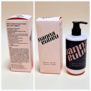 난나 살몬 스파이더 검버섯 미백 톤업 화이트닝 연어 앰플 크림 300ml 대용량 — 5점을 준 리뷰어가 2022년 8월 올린 사용 사진