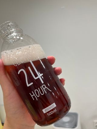 클린24시간 1BOX(5포) + 전용보틀(500ml) — 5점을 준 리뷰어가 2022년 9월 올린 사용 사진