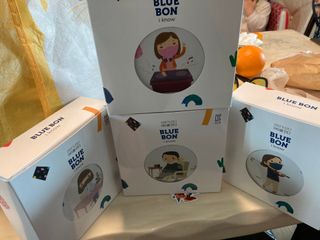 [블루 본 아이노우] 유아용 컬러마스크 40 PCS SET 2중 택 1 — 5점을 준 리뷰어가 2021년 4월 올린 사용 사진