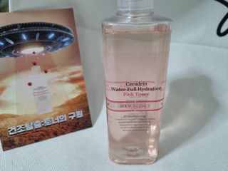 [바디셀런스] 속보습+사용감+향 모두 잡은 / 세라드린 속보습 핑크토너 300ml — 5점을 준 리뷰어가 2022년 2월 올린 사용 사진