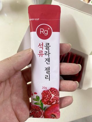 함초록 Rg+ 석류콜라겐젤리 — 5점을 준 리뷰어가 2021년 3월 올린 사용 사진