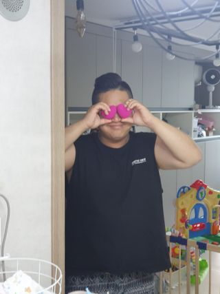 다슈코리아 다슈 포 맨 프리미엄 메가 홀드 슈퍼 스프레이 250ml — 4.5점을 준 리뷰어가 2021년 7월 올린 사용 사진