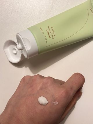 스킨큐어 산다화 울트라 젠틀 약산성 세안제 — 4.5점을 준 리뷰어가 2023년 3월 올린 사용 사진