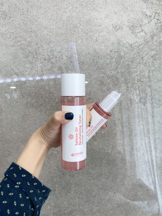 아이앤립 / EYENLIP 아이앤립 연어오일 리바이탈라이징 토너+앰플+크림 3종 세트 — 4점을 준 리뷰어가 2021년 5월 올린 사용 사진